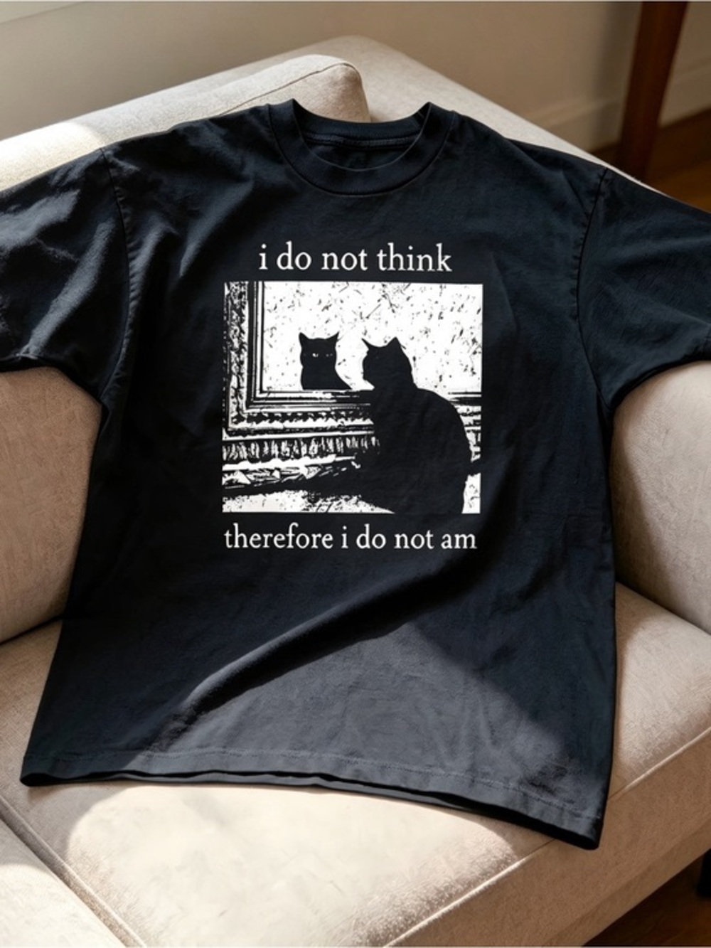 Black Cat Graphic Tee - Short Sleeve